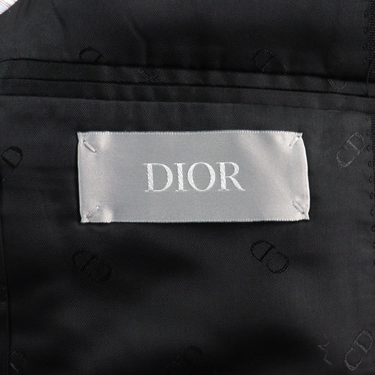 Dior HOMME tailored jacket 933C210A4441 Outer: 70% wool, Outer: 30% mohair, Lining: 100% cupra, Part: 70% wool, Part: 30% mohair Black beige mens 44 Used Authentic