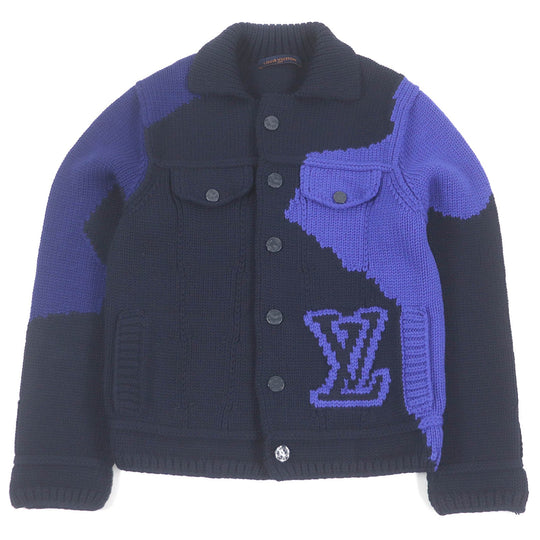 LOUIS VUITTON Jacket Main: 100% wool Navy mens XL Used Authentic