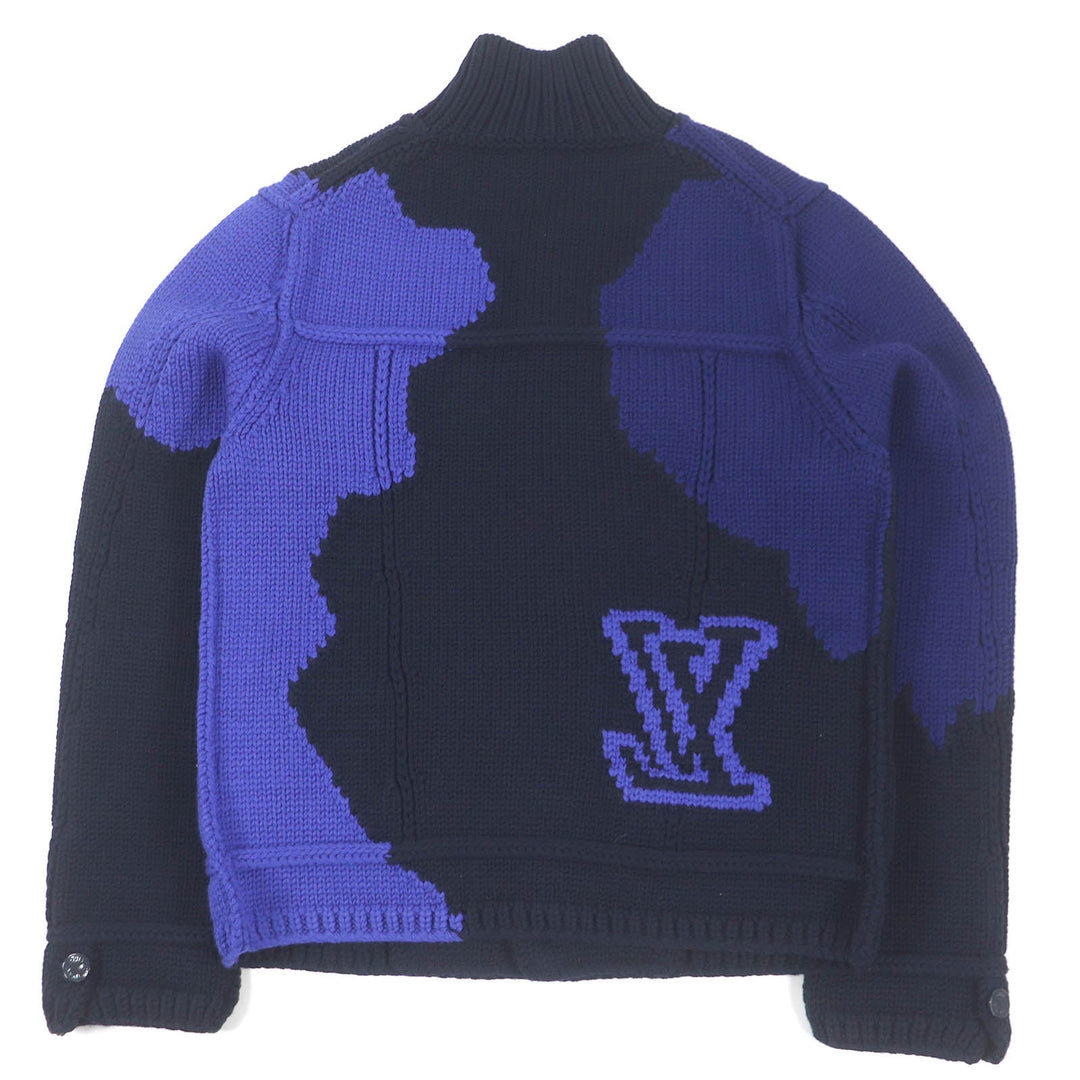 LOUIS VUITTON Jacket Main: 100% wool Navy mens XL Used Authentic