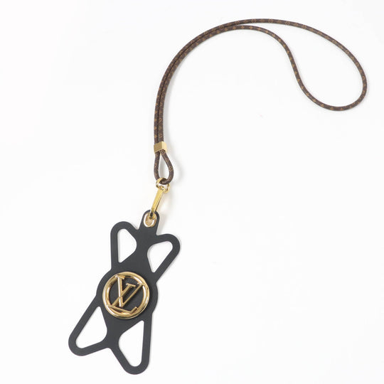 LOUIS VUITTON Mobile phones and smartphone accessories M68382 Monogram canvas, silicone black Von Holder Louise Women Used Authentic