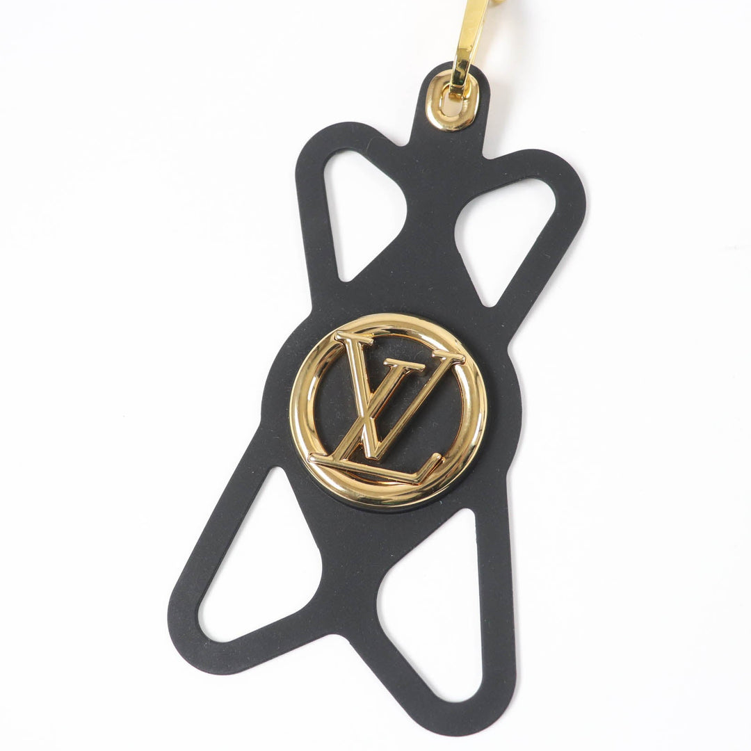 LOUIS VUITTON Mobile phones and smartphone accessories M68382 Monogram canvas, silicone black Von Holder Louise Women Used Authentic