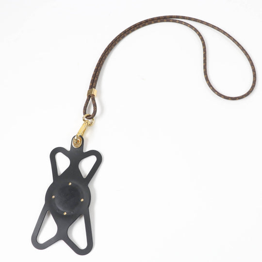 LOUIS VUITTON Mobile phones and smartphone accessories M68382 Monogram canvas, silicone black Von Holder Louise Women Used Authentic