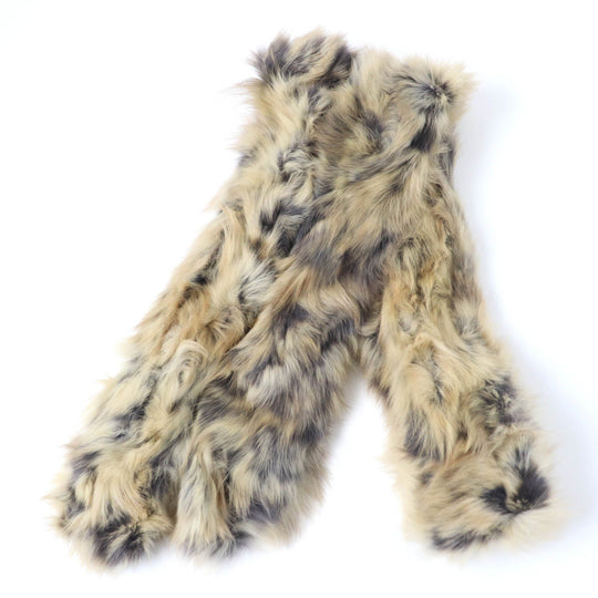 FENDI shawl Main: Fox (no material tag) Brown type Women Used Authentic