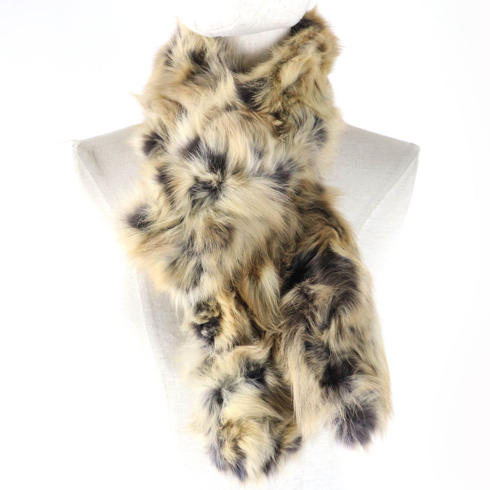 FENDI shawl Main: Fox (no material tag) Brown type Women Used Authentic