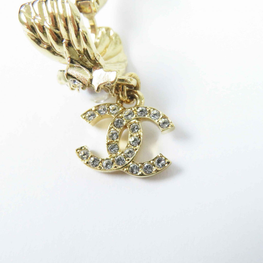 CHANEL Earring ABC658 C24C Gold Plated gold Women Used Authentic
