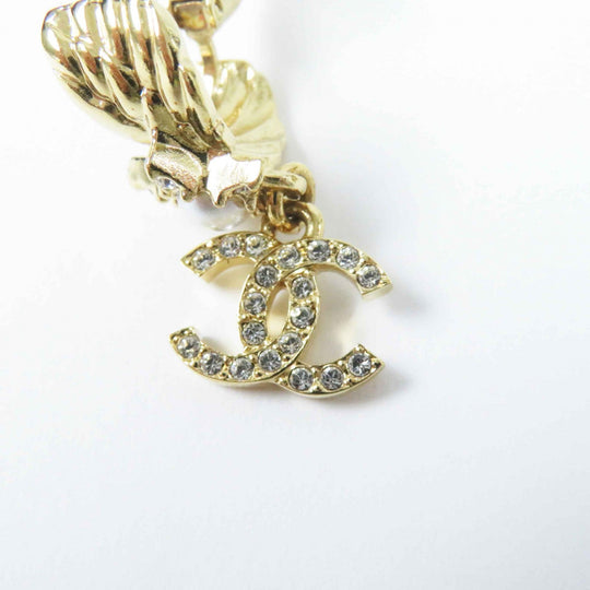 CHANEL Earring ABC658 C24C Gold Plated gold Women Used Authentic