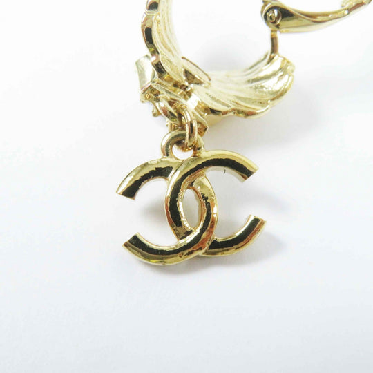 CHANEL Earring ABC658 C24C Gold Plated gold Women Used Authentic
