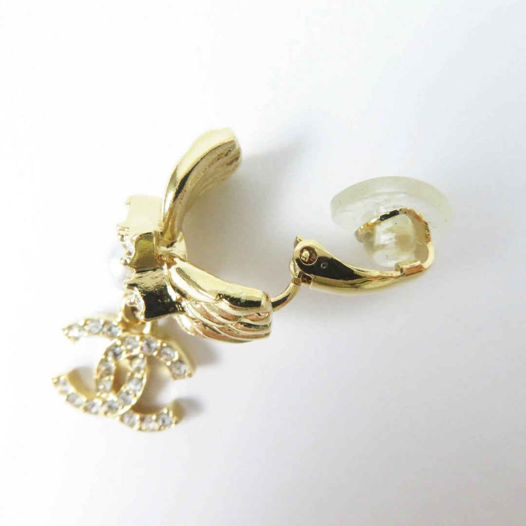 CHANEL Earring ABC658 C24C Gold Plated gold Women Used Authentic