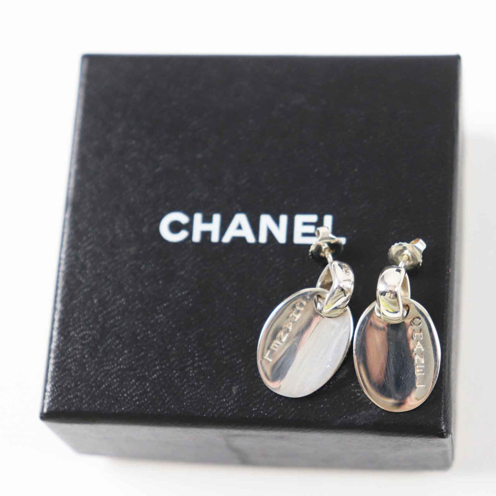 CHANEL Pierce Main: SV925 Silver Women Used Authentic