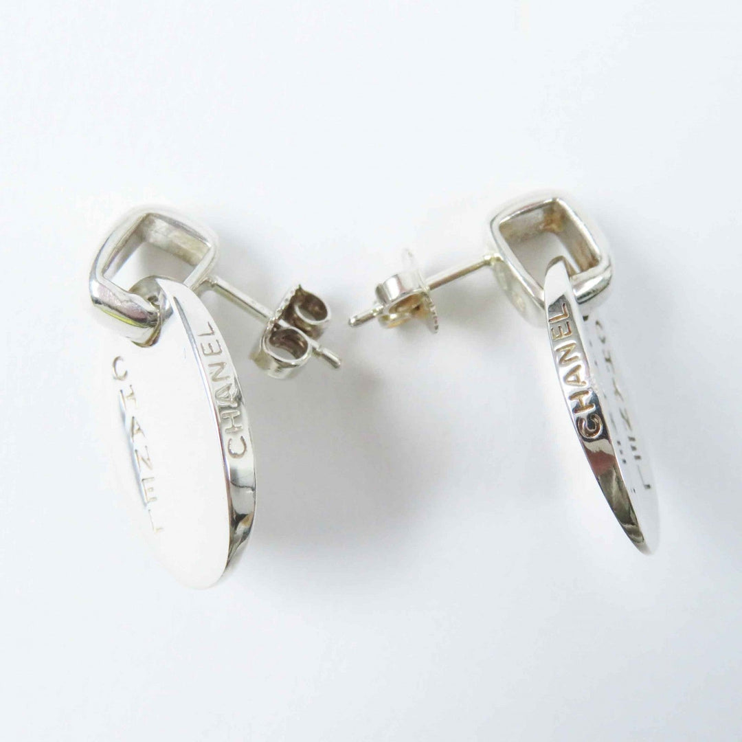 CHANEL Pierce Main: SV925 Silver Women Used Authentic