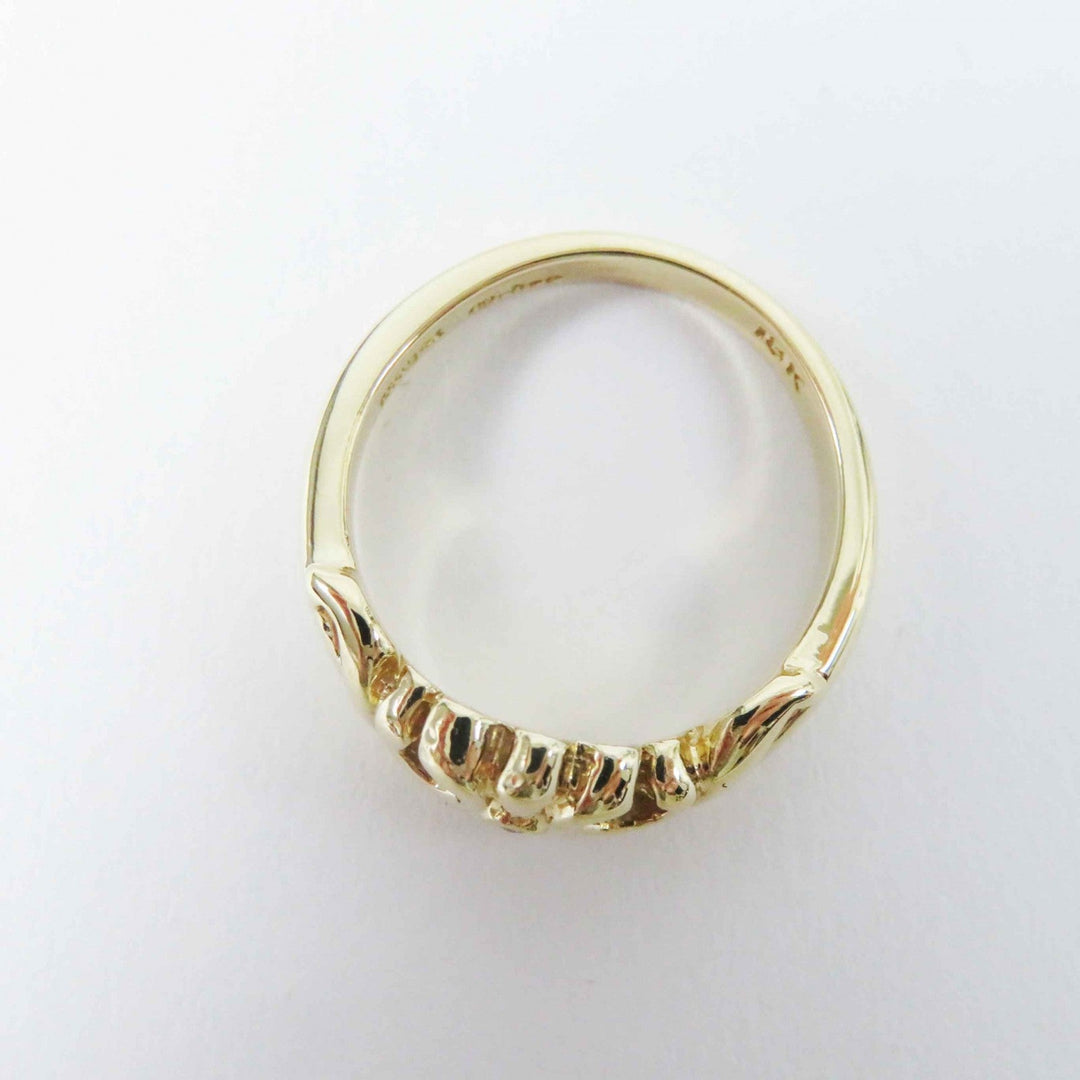 ROYAL ORDER Ring Main: 18K gold Crown ring Women Used Authentic