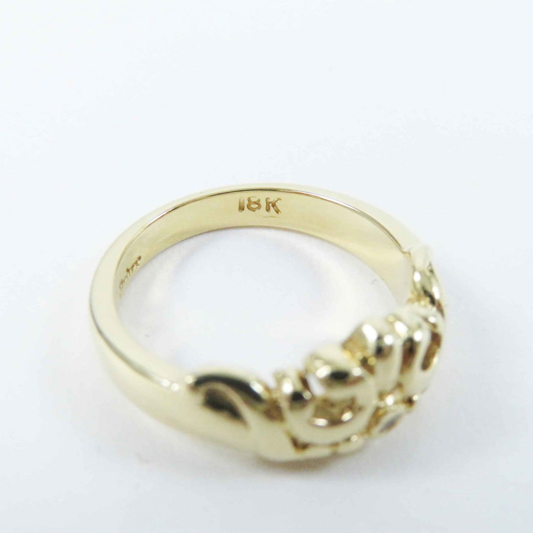 ROYAL ORDER Ring Main: 18K gold Crown ring Women Used Authentic