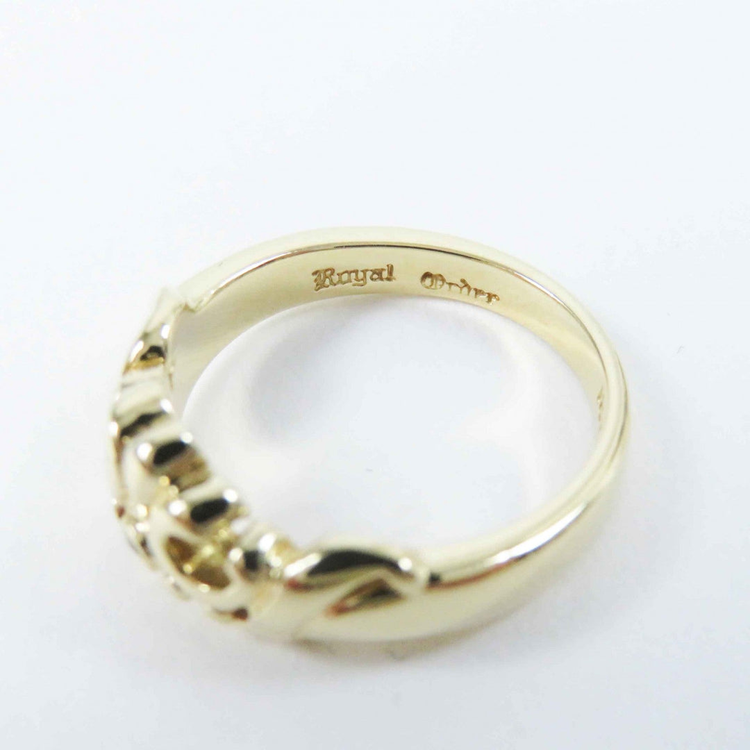 ROYAL ORDER Ring Main: 18K gold Crown ring Women Used Authentic