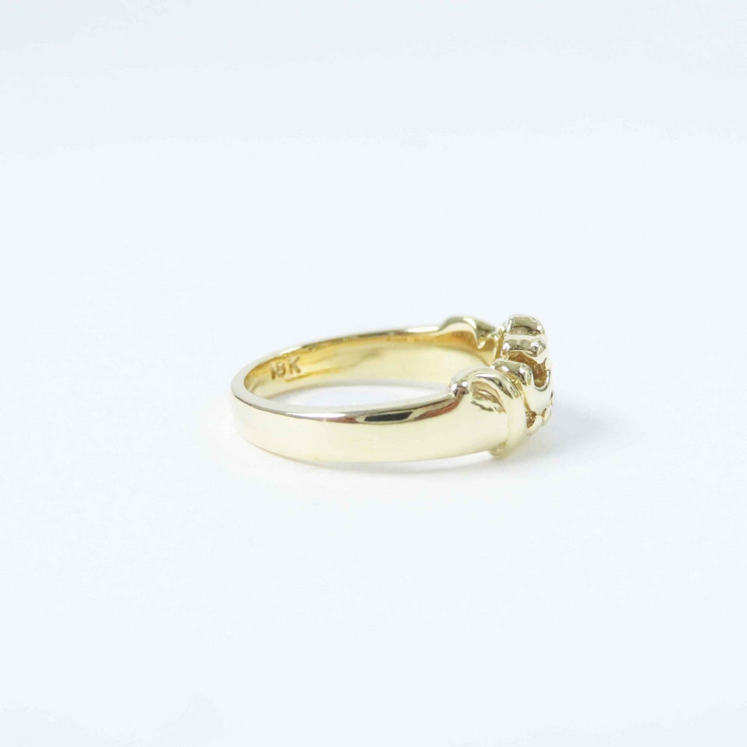 ROYAL ORDER Ring Main: 18K gold Crown ring Women Used Authentic