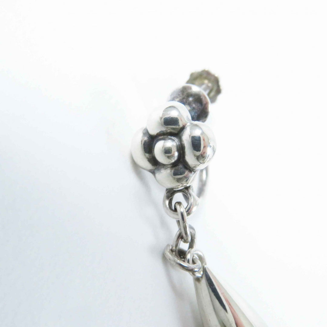 Georg Jensen Earring Main: SV925 Silver 18 Flower Drop Earring Women Used Authentic