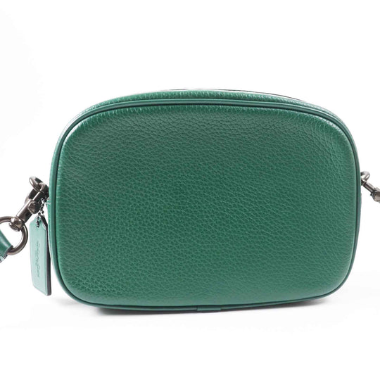 COACH Shoulder Bag CC386 Main: Leather green Camera bag Women Used Authentic