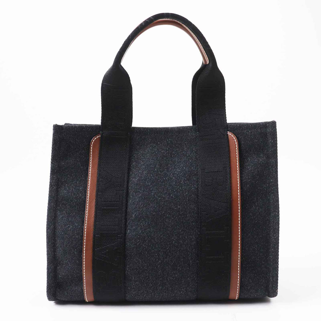 BALLY Tote Bag Part: Leather, Main: Canvas Black yellow gold DRYVALIA Women Used Authentic