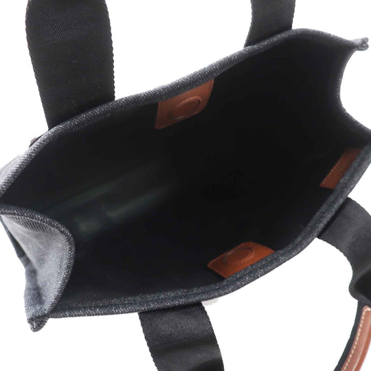 BALLY Tote Bag Part: Leather, Main: Canvas Black yellow gold DRYVALIA Women Used Authentic