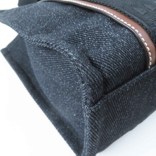 BALLY Tote Bag Part: Leather, Main: Canvas Black yellow gold DRYVALIA Women Used Authentic