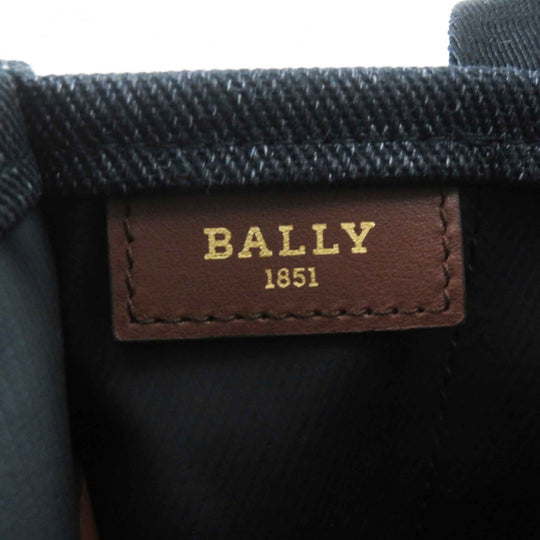 BALLY Tote Bag Part: Leather, Main: Canvas Black yellow gold DRYVALIA Women Used Authentic