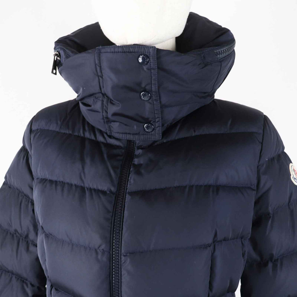 MONCLER down coat Outer: 100% nylon, Lining: 100% nylon, Sleeve lining: 100% nylon, Part: 100% nylon, Filling: 90% down Navy FLAMMETTE Women Zero size Used Authentic