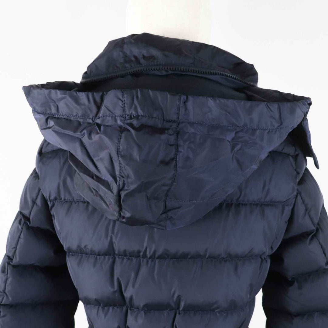 MONCLER down coat Outer: 100% nylon, Lining: 100% nylon, Sleeve lining: 100% nylon, Part: 100% nylon, Filling: 90% down Navy FLAMMETTE Women Zero size Used Authentic