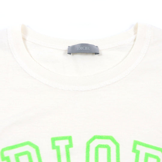 Dior HOMME Short sleeve T-shirt 483J635A0817 Main: 100% cotton, Main: 100% nylon cream Bobby mens M Used Authentic