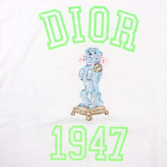 Dior HOMME Short sleeve T-shirt 483J635A0817 Main: 100% cotton, Main: 100% nylon cream Bobby mens M Used Authentic