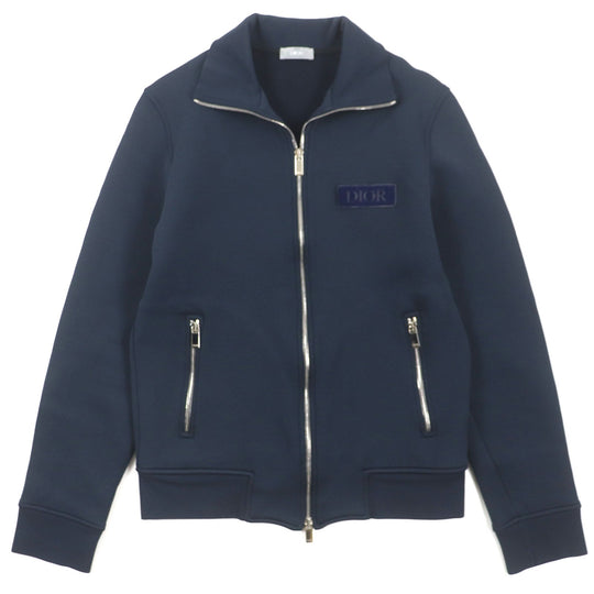 Dior HOMME Track jacket 013J201A0571 Outer: 67% nylon, Outer: 33% cotton, Part: 100% cotton, Part: 50% nylon, Part: 50% polyvinyl chloride Navy mens S Used Authentic