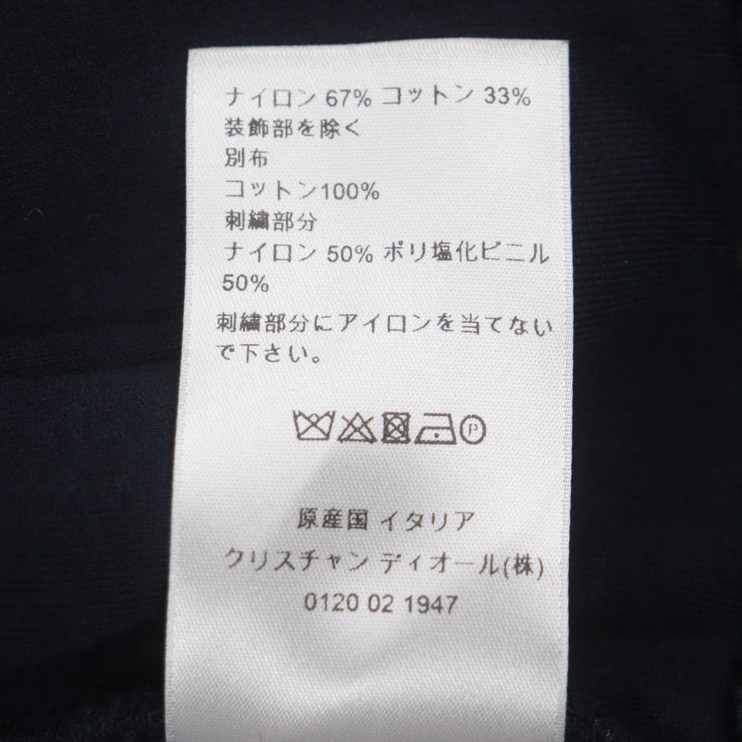 Dior HOMME Track jacket 013J201A0571 Outer: 67% nylon, Outer: 33% cotton, Part: 100% cotton, Part: 50% nylon, Part: 50% polyvinyl chloride Navy mens S Used Authentic