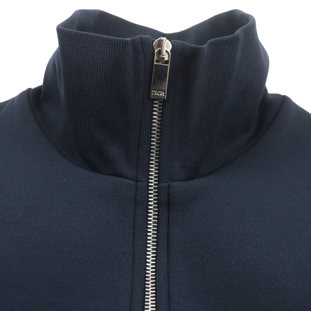Dior HOMME Track jacket 013J201A0571 Outer: 67% nylon, Outer: 33% cotton, Part: 100% cotton, Part: 50% nylon, Part: 50% polyvinyl chloride Navy mens S Used Authentic