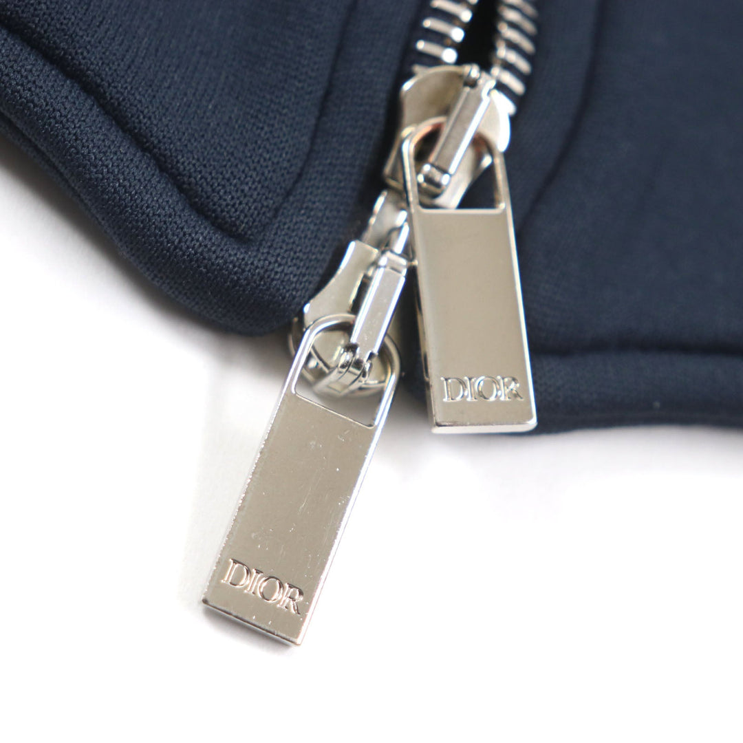Dior HOMME Track jacket 013J201A0571 Outer: 67% nylon, Outer: 33% cotton, Part: 100% cotton, Part: 50% nylon, Part: 50% polyvinyl chloride Navy mens S Used Authentic