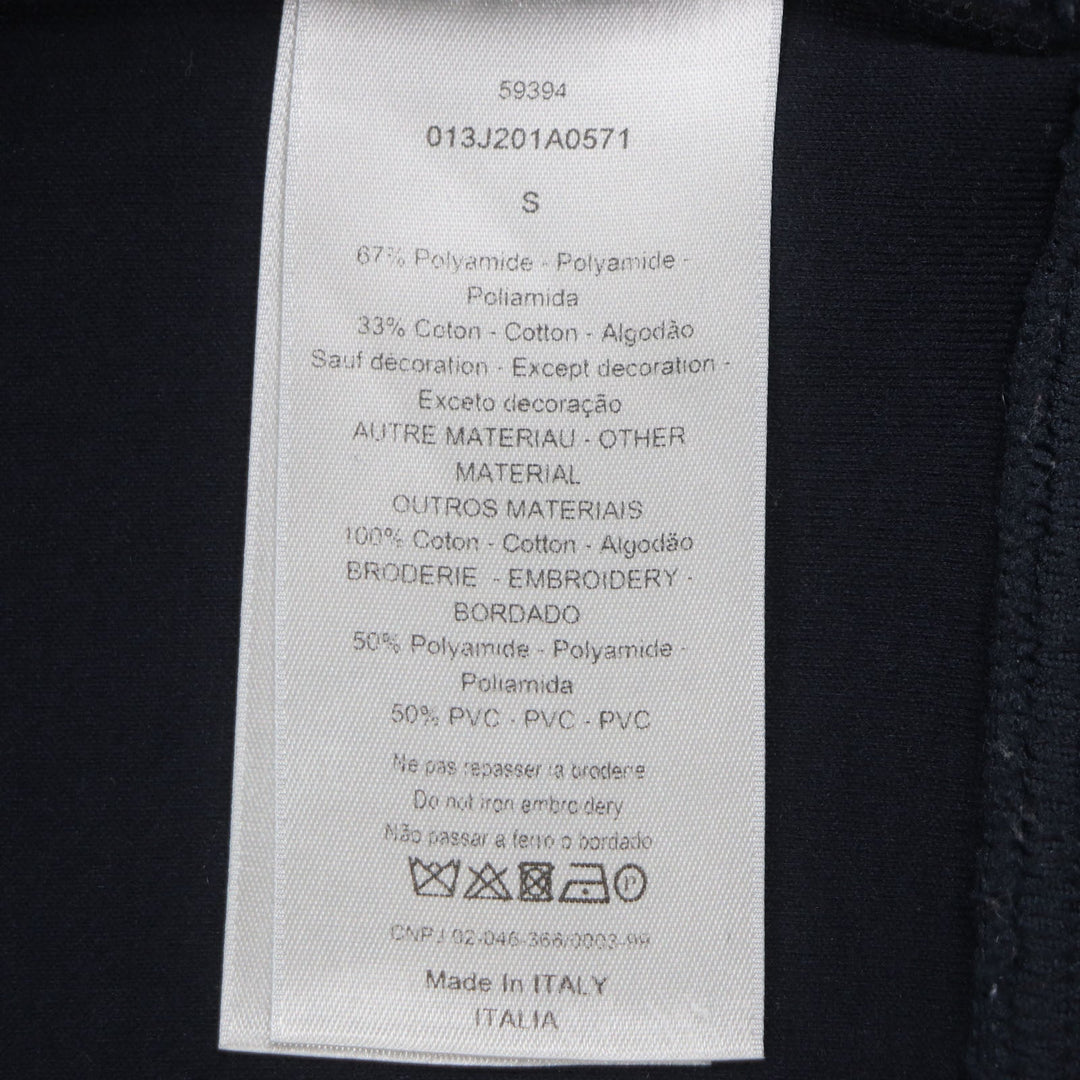 Dior HOMME Track jacket 013J201A0571 Outer: 67% nylon, Outer: 33% cotton, Part: 100% cotton, Part: 50% nylon, Part: 50% polyvinyl chloride Navy mens S Used Authentic