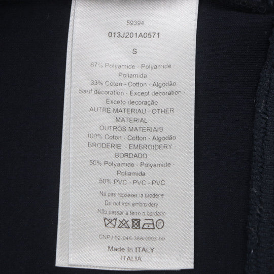 Dior HOMME Track jacket 013J201A0571 Outer: 67% nylon, Outer: 33% cotton, Part: 100% cotton, Part: 50% nylon, Part: 50% polyvinyl chloride Navy mens S Used Authentic