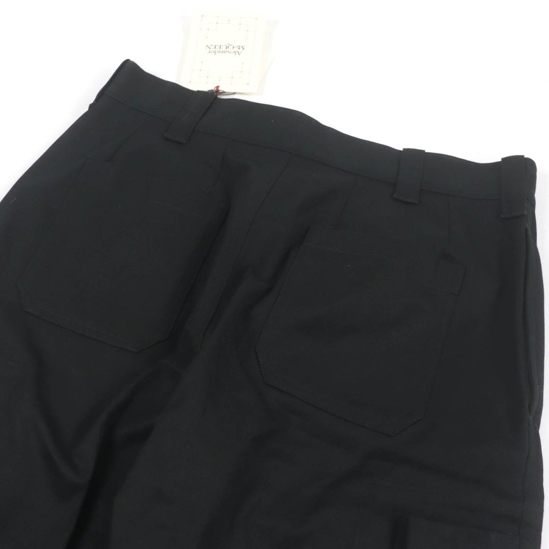 Alexander McQueen cargo pants 664272 cotton black mens 50 Used Authentic