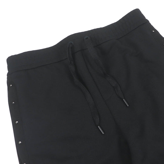 MONCLER Pants Main: 100% polyester black SWEAT BOTTOM mens M Used Authentic