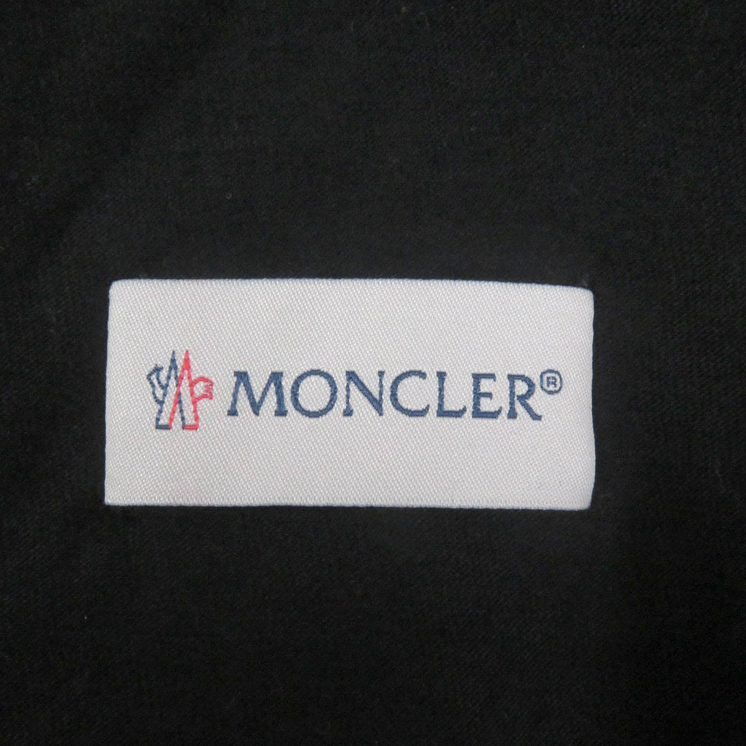 MONCLER Pants Main: 100% polyester black SWEAT BOTTOM mens M Used Authentic