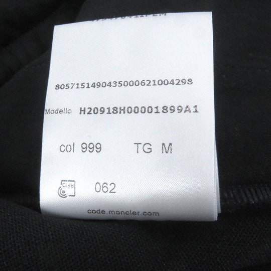 MONCLER Pants Main: 100% polyester black SWEAT BOTTOM mens M Used Authentic