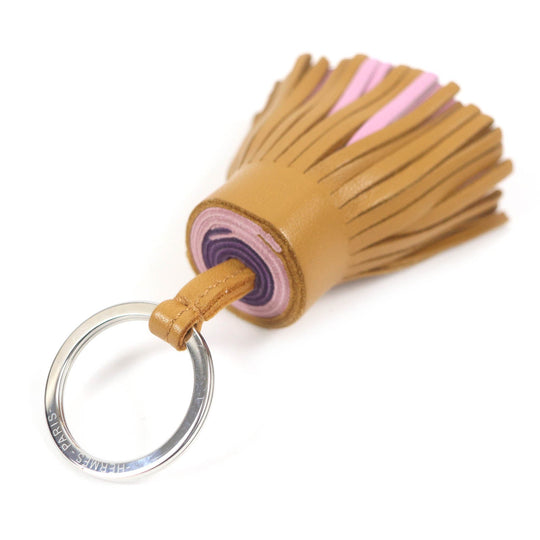 HERMES Bag charm Anyo Miro Sesame/Mauve Sylvestre/Violet Carmen Women Used Authentic