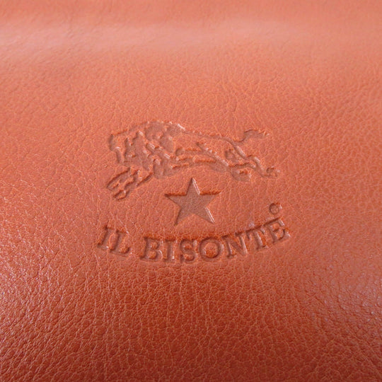 IL BISONTE Shoulder Bag Main: Leather Brown Women Used Authentic