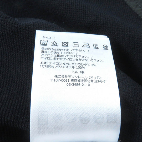 MONCLER one piece Main: 97% nylon, Main: 3% polyurethane, Part: 100% polyester Navy VESTITO Women L Used Authentic