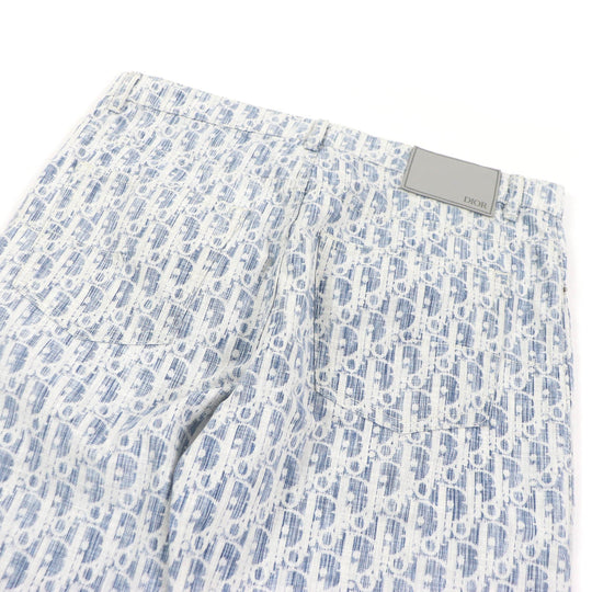 Dior HOMME Denim pants 013D001BY989 Main: 100% cotton Indigo blue mens 28 Used Authentic