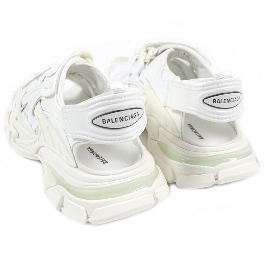 BALENCIAGA Sandals 617543 mesh white TRACK SANDAL Women 39 Used Authentic