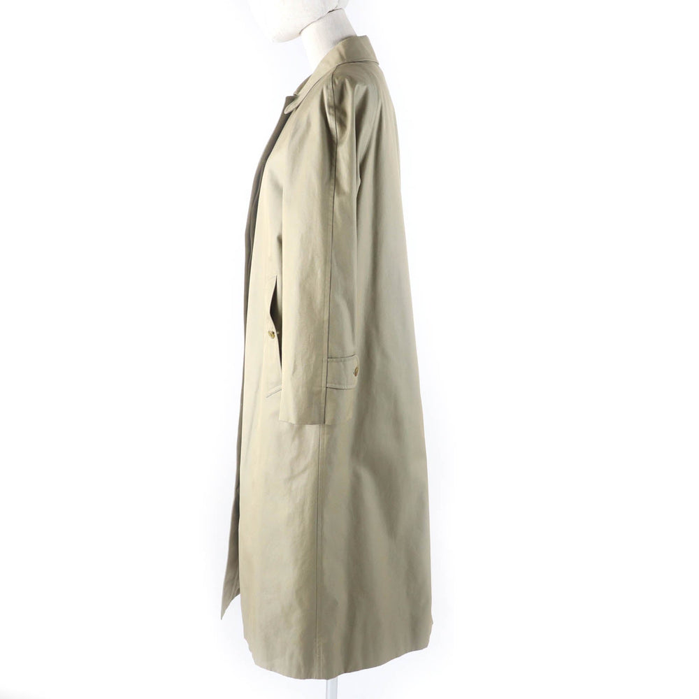 BURBERRY Stainless collar coat FD080-030-41 Outer: 100% cotton, Lining: cotton, Part: cotton, Lining: 100% wool, Lining: polyester khaki Women 11 Used Authentic