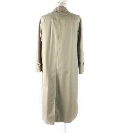 BURBERRY Stainless collar coat FD080-030-41 Outer: 100% cotton, Lining: cotton, Part: cotton, Lining: 100% wool, Lining: polyester khaki Women 11 Used Authentic