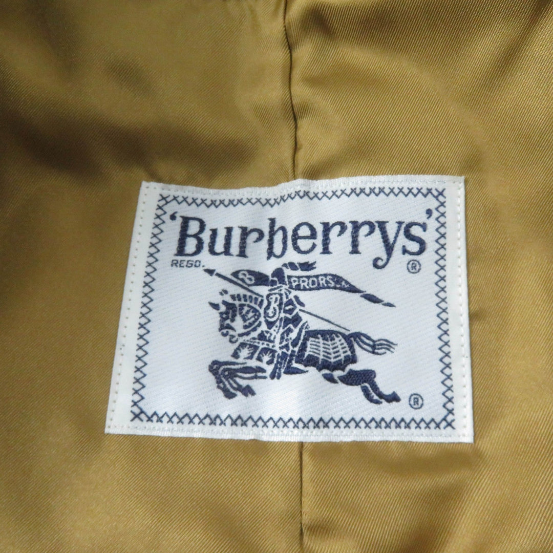 BURBERRY Stainless collar coat FD080-030-41 Outer: 100% cotton, Lining: cotton, Part: cotton, Lining: 100% wool, Lining: polyester khaki Women 11 Used Authentic