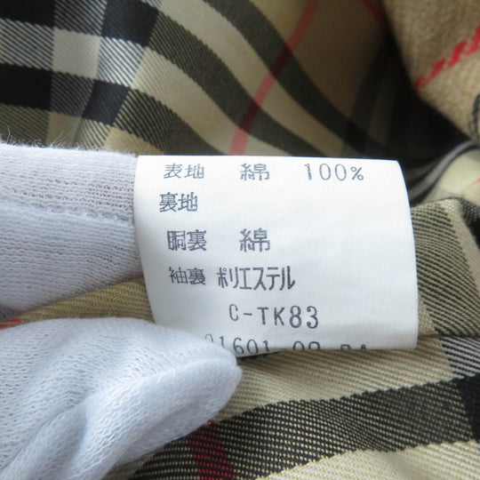 BURBERRY Stainless collar coat FD080-030-41 Outer: 100% cotton, Lining: cotton, Part: cotton, Lining: 100% wool, Lining: polyester khaki Women 11 Used Authentic