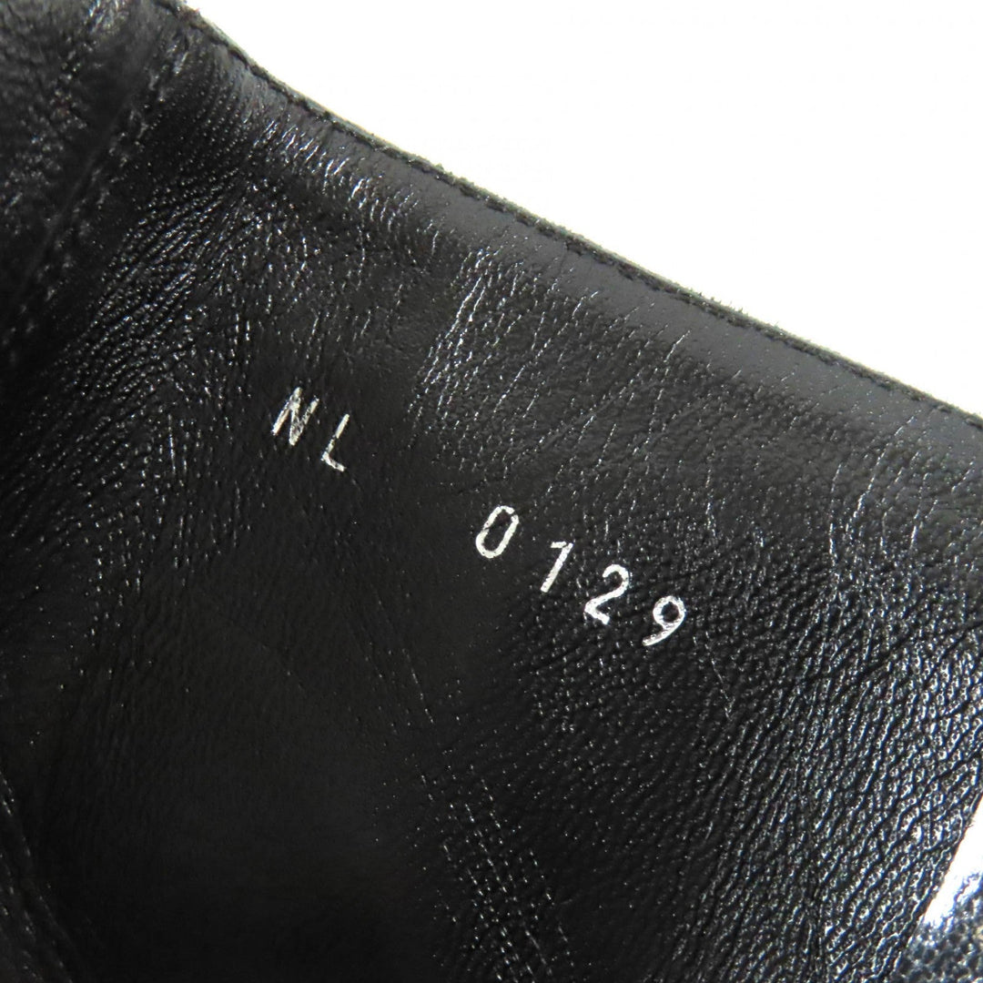 LOUIS VUITTON Ankle boots Main: Leather Brown Silhouette line Women 37 1/2 Used Authentic