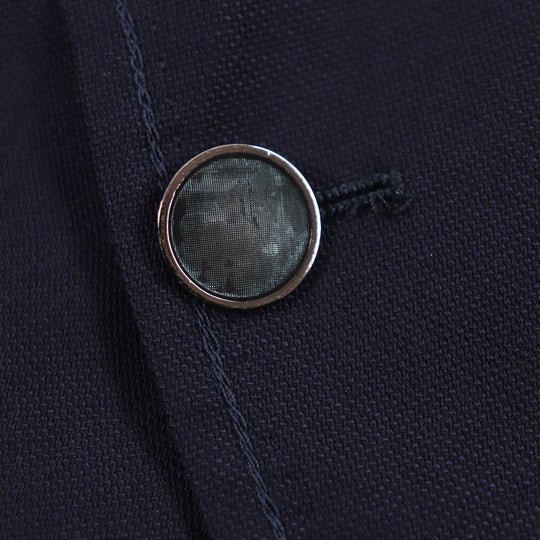 DOLCE&GABBANA tailored jacket G2LL9T Outer: 65% wool, Outer: 23% cotton, Outer: 9% nylon, Outer: 3% elastane (polyurethane), Lining: 100% silk Dark navy mens 52 Used Authentic