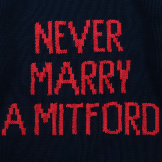 GUCCI sweater 514906 Main: 100% cotton, Part: 100% wool, Part: 100% wool black NEVER MARRY MITFORD mens XL Used Authentic